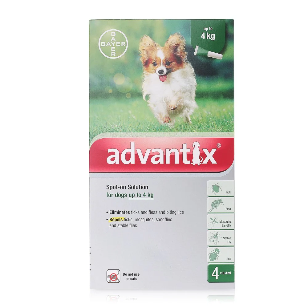Advantix for Dogs - Parasite Treatment - Pack Of 4 Spot-On Pipettes - Image 2