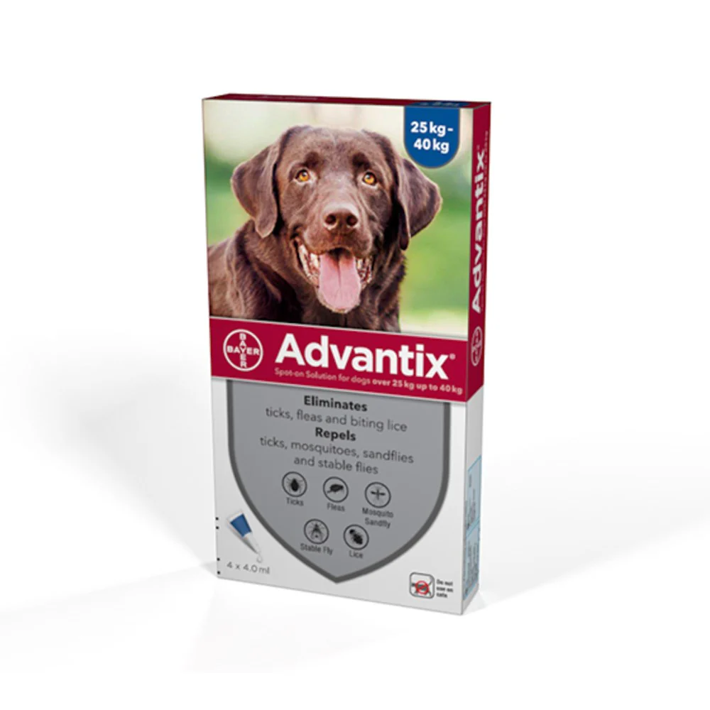 Advantix for Dogs - Parasite Treatment - Pack Of 4 Spot-On Pipettes - Image 5