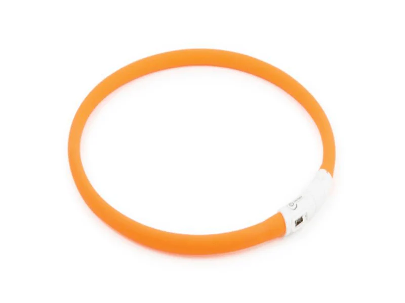 Ancol Light Up USB Rechargeable Flashing Dog Collar - One Size - 8"-27" (20cm-70cm) - Image 4