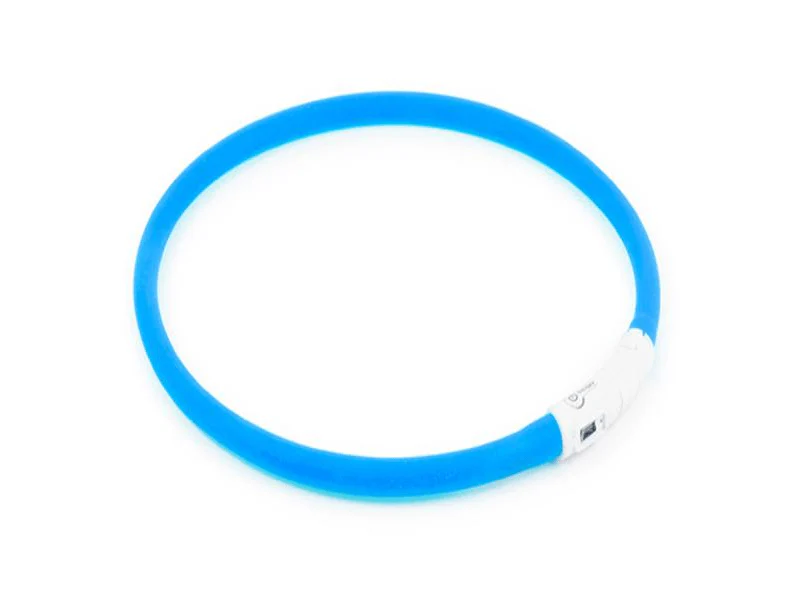 Ancol Light Up USB Rechargeable Flashing Dog Collar - One Size - 8"-27" (20cm-70cm) - Image 5