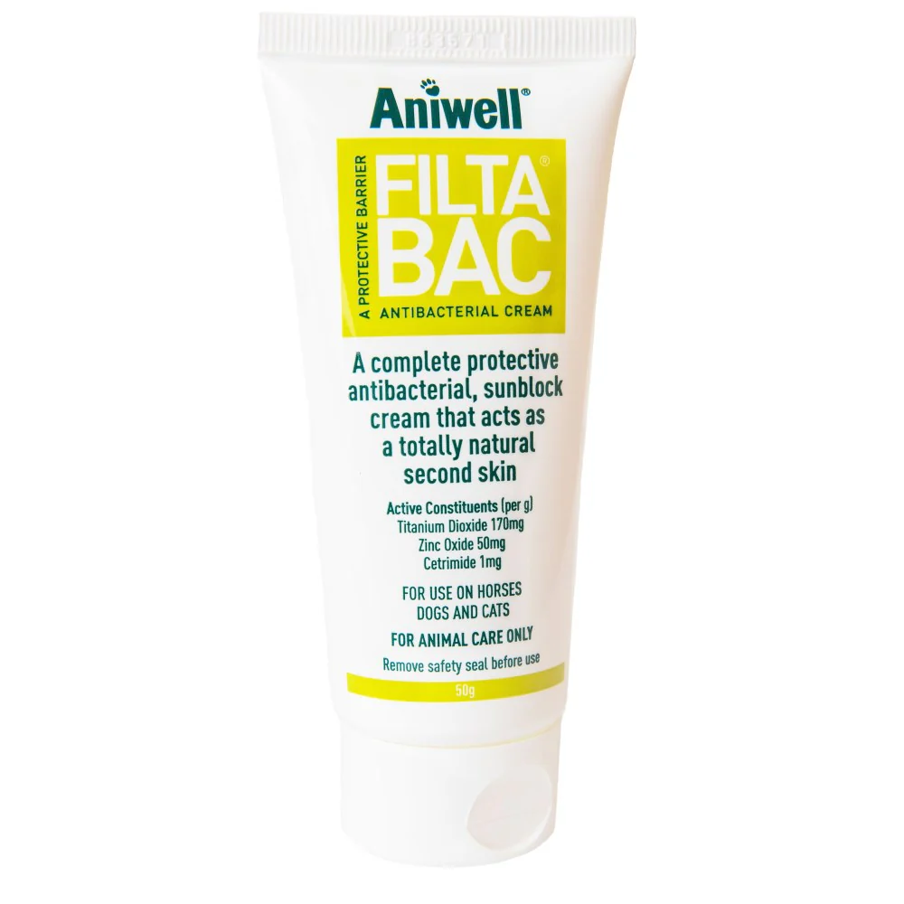 Aniwell FiltaBac Antibacterial - Protective SunBlock Barrier Cream - For Dogs/ Horses (120g/220g/500g) - Image 4