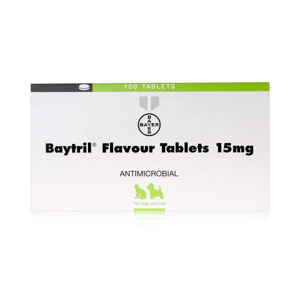 Baytril flavour tablets for dogs (per tablet)
