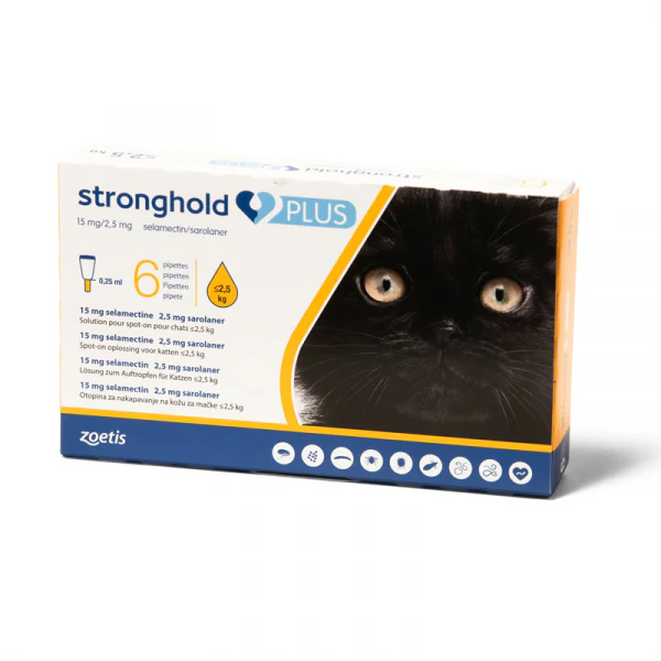 Stronghold Plus spot-on for Small Cats and Kittens <2.5kg