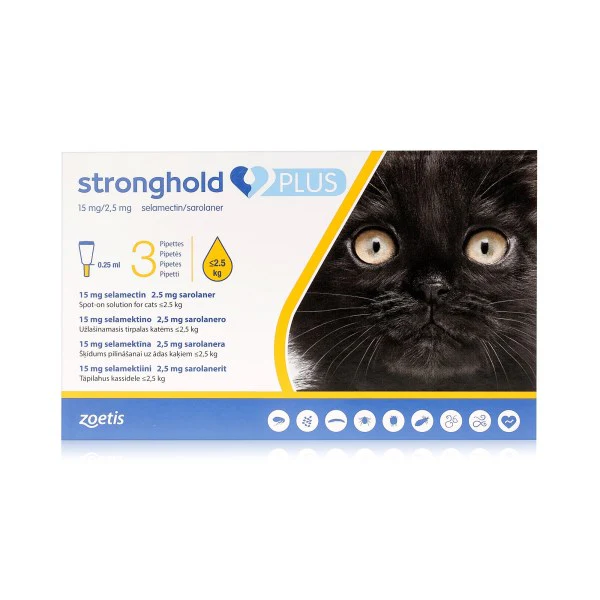 Stronghold Plus spot-on for Small Cats and Kittens <2.5kg - Image 2