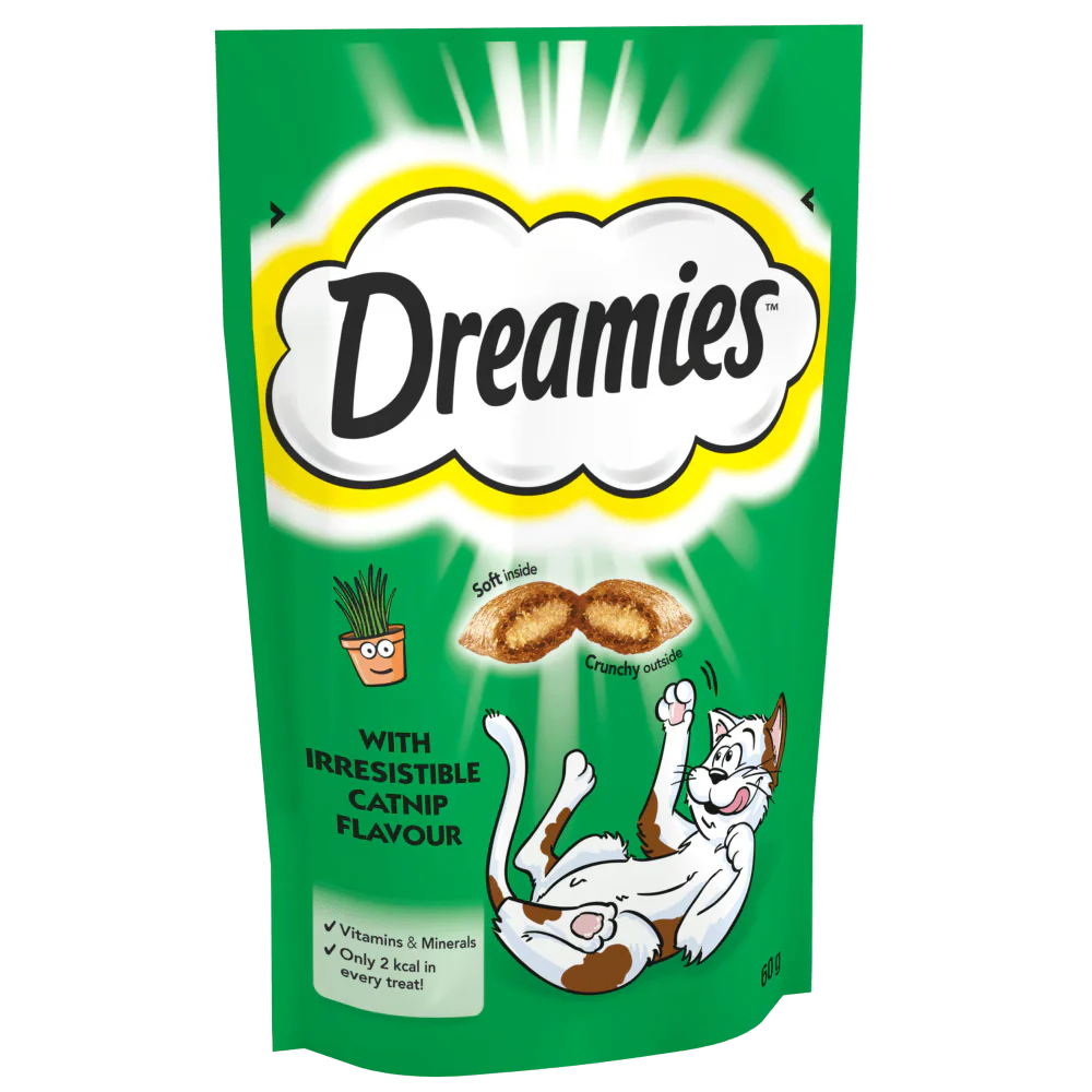 Dreamies Cat Treats with Catnip 60g