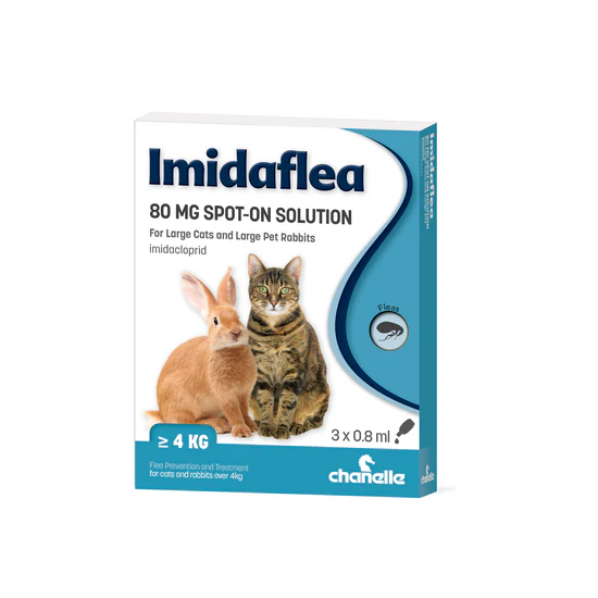 Imidaflea Spot-On Solution Flea Treatment for Dogs, Cats and Pet Rabbits - Image 6