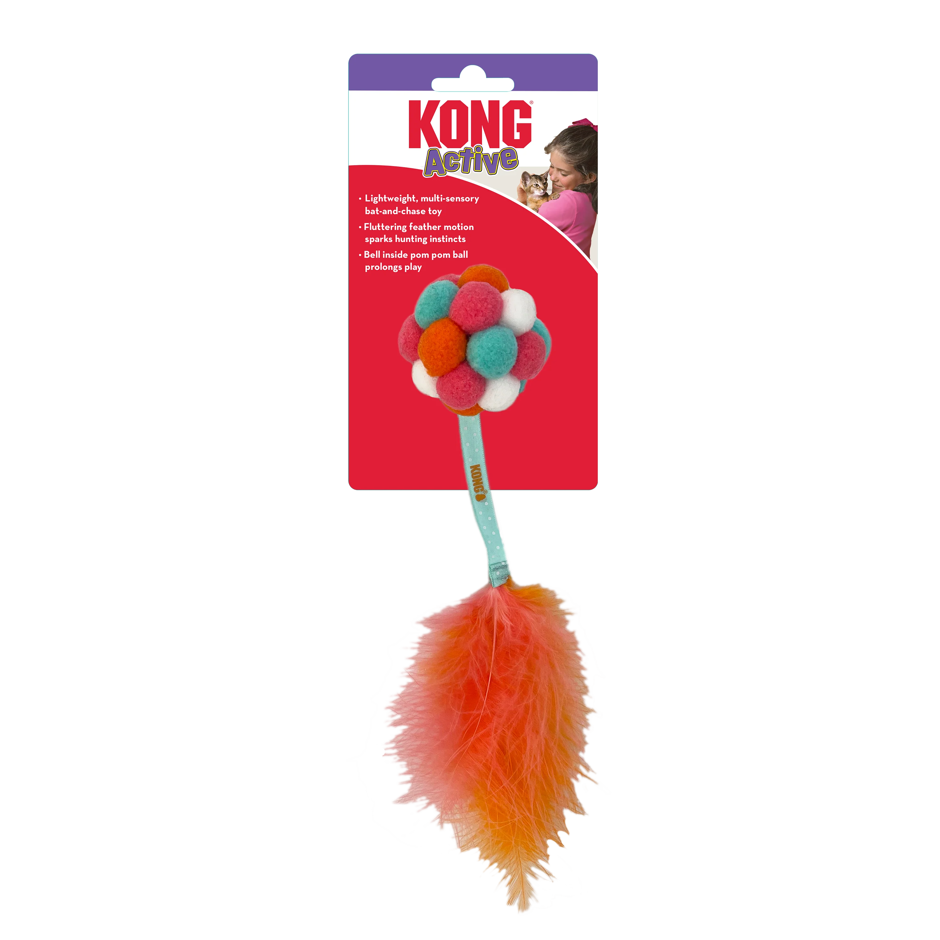 KONG Cat Active Bubble Ball Assorted