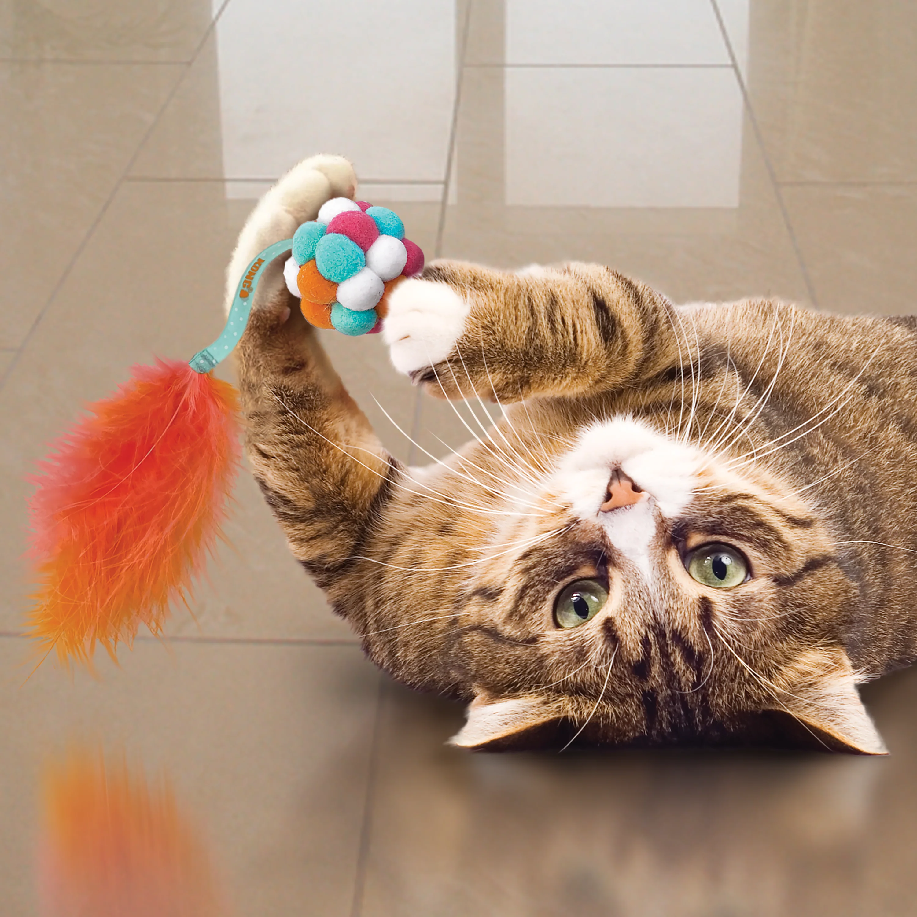 KONG Cat Active Bubble Ball Assorted - Image 2