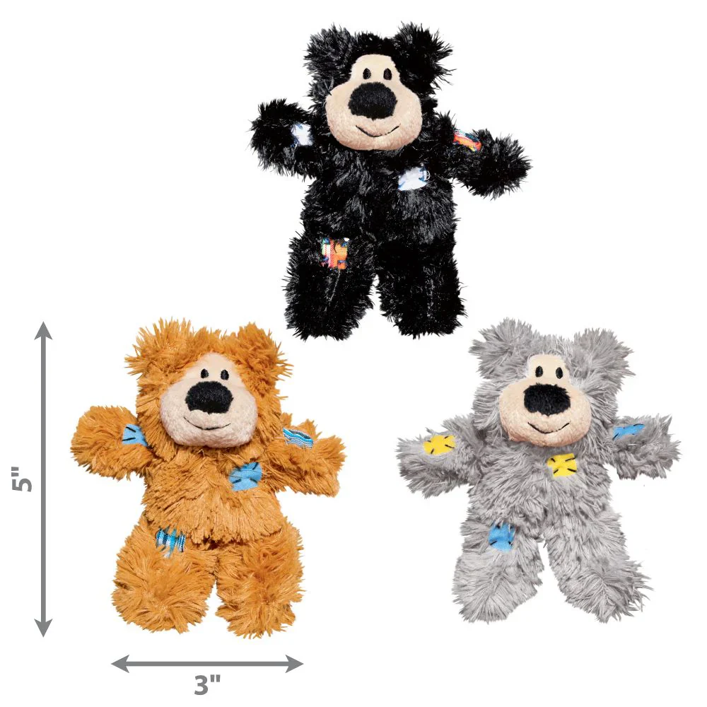Kong Catnip Patchwork Bear - Assorted - Image 2