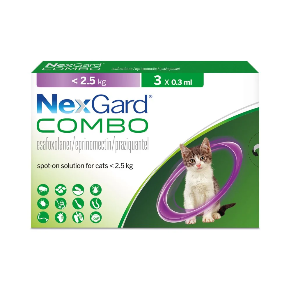 Nexgard Combo Spot-on Solution for Cats - Image 2
