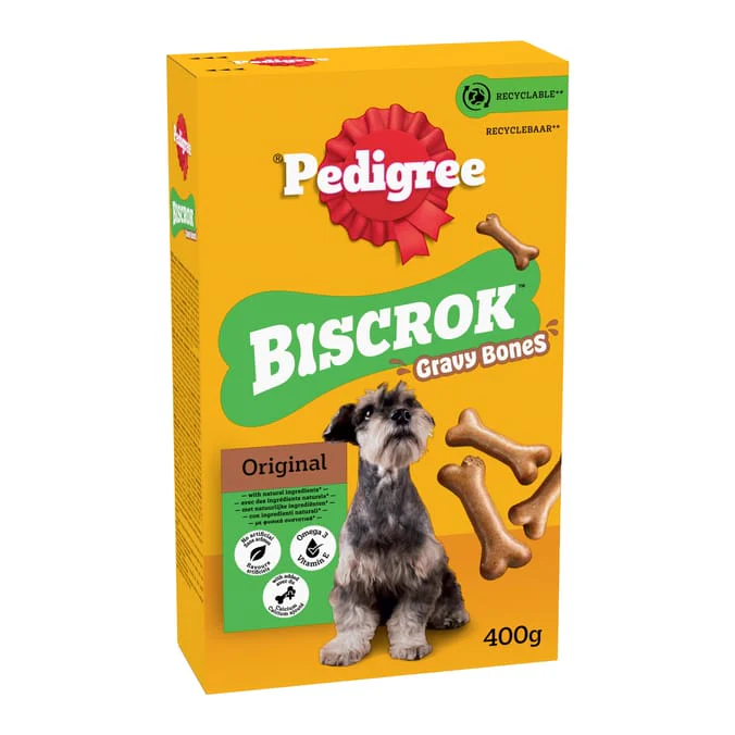Pedigree Biscrok Gravy Bone Biscuits Dog Treats