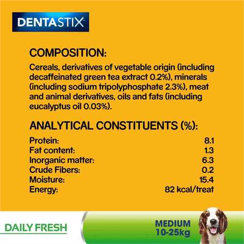 Pedigree Dentastix Fresh - Daily Oral Care for Medium Dogs (10-25kg) 28 Sticks - Image 5