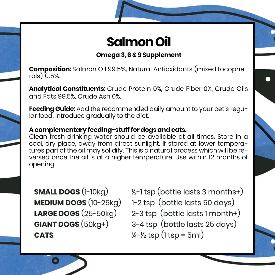 Pooch & Mutt Salmon Oil Omega Supplement for Dogs 500ml - Image 4
