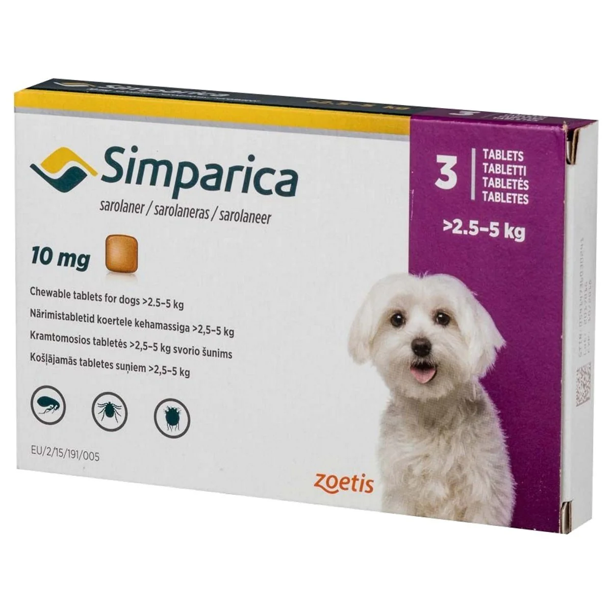 Simparica Palatable Chewable Tablets for Dogs (3 pack) - Image 4