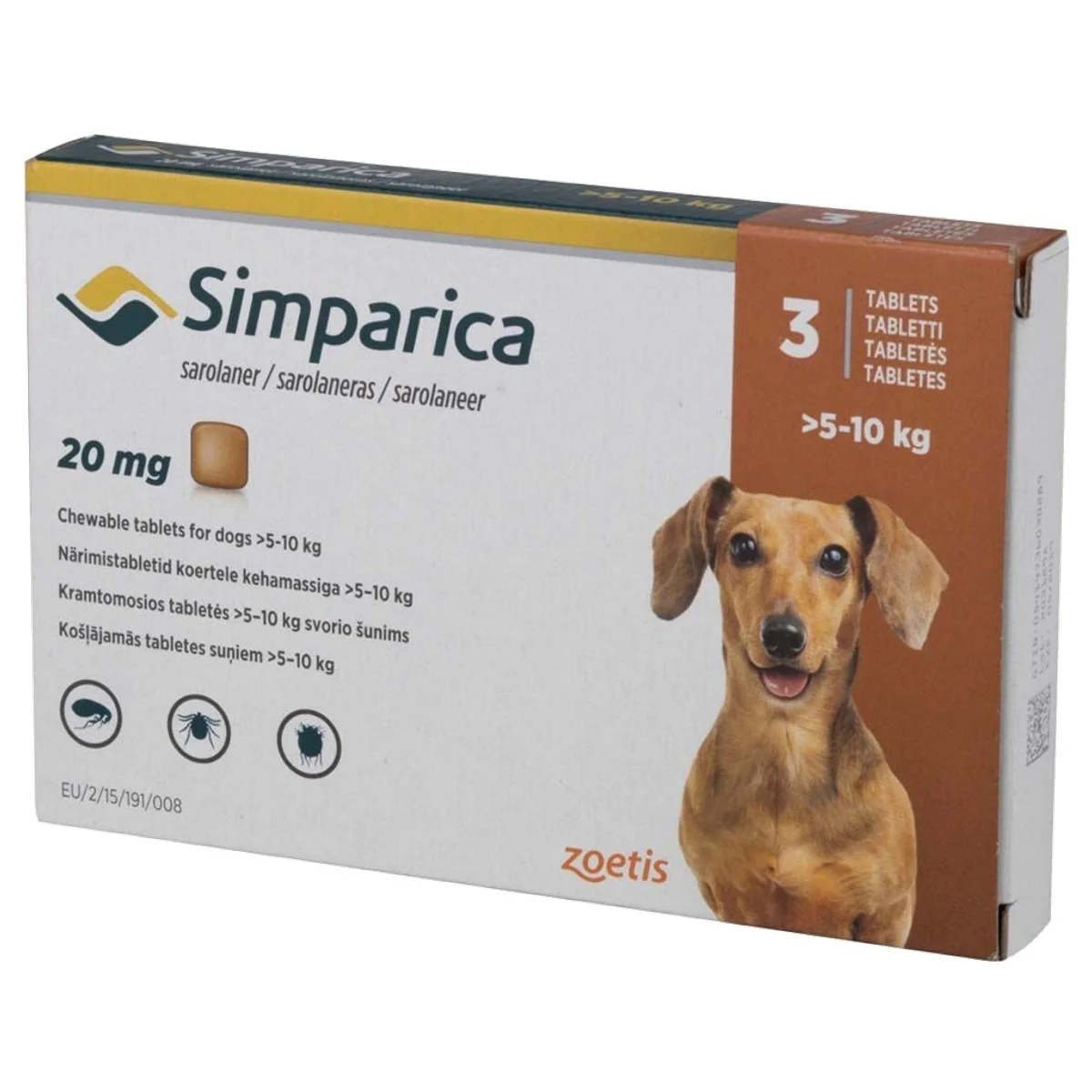 Simparica Palatable Chewable Tablets for Dogs (3 pack) - Image 5