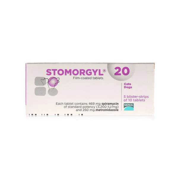 Stomorgyl 20 Film Coated Tablets x 50