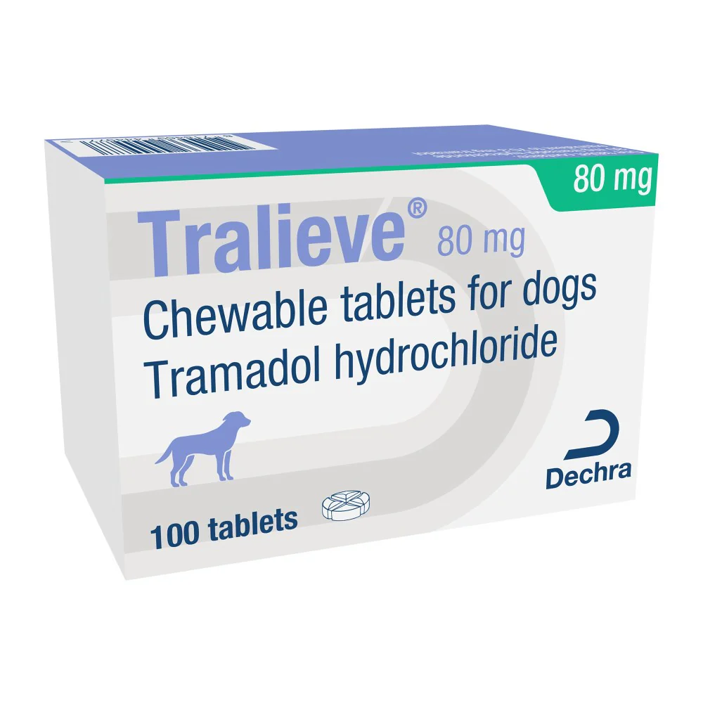 Tralieve 80mg Chewable Tablets for Dogs - Image 2